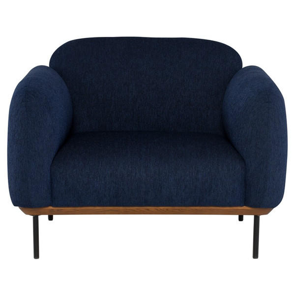 Benson Occasional Chair - True Blue/Black HGSC615 By Nuevo Living