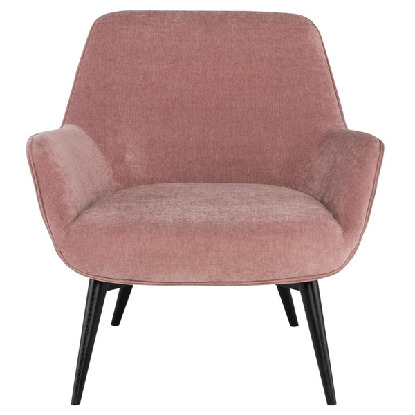 Gretchen Occasional Chair - Dusty Rose/Black HGSC618 By Nuevo Living