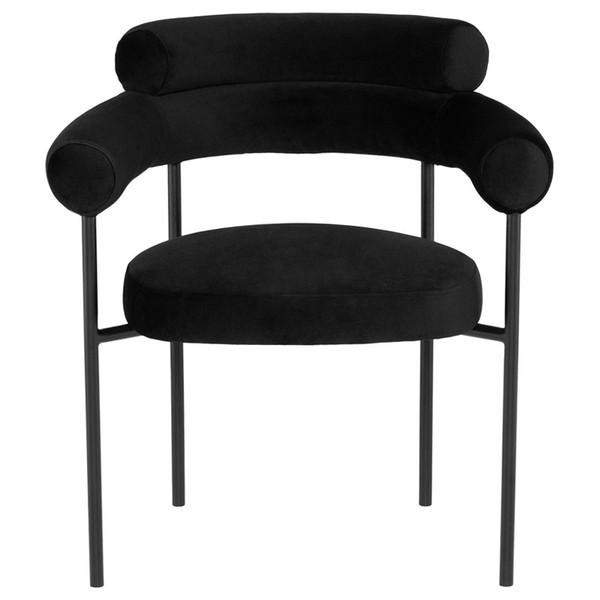 Portia Dining Chair - Black/Black HGSN149 By Nuevo Living