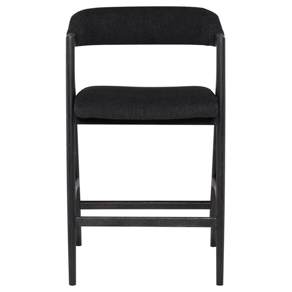 Anita Counter Stool - Activated Charcoal/Ebonized HGSR782 By Nuevo Living