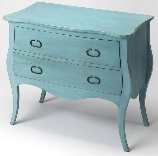 Butler Rochelle Distressed Blue Drawer Chest 9307301