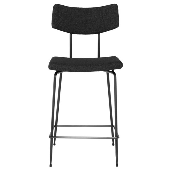 Soli Counter Stool - Activated Charcoal/Black HGSR809 By Nuevo Living