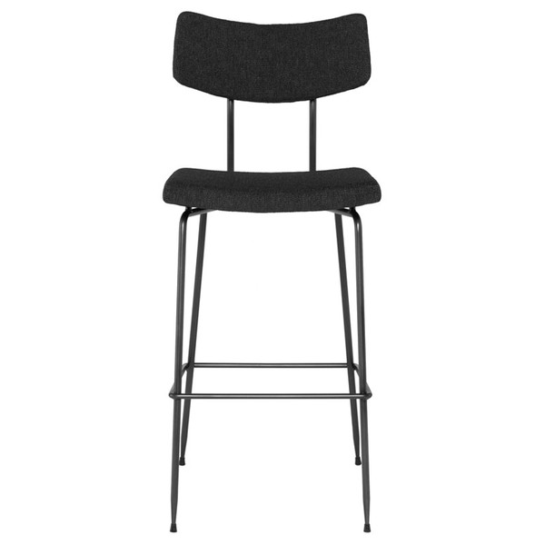 Soli Bar Stool - Activated Charcoal/Black HGSR812 By Nuevo Living