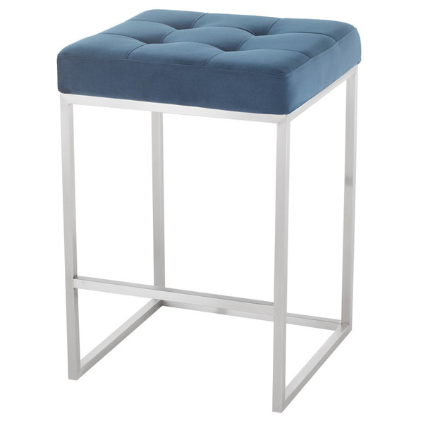 Chi Counter Stool - Peacock/Silver HGSX513 By Nuevo Living