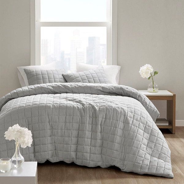 Cocoon 3 Piece Quilt Top Comforter Mini Set By N Natori NS10-3659