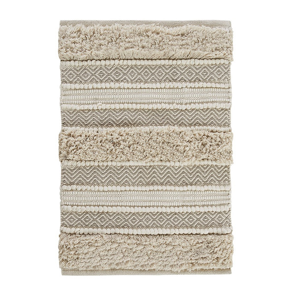 Asher Woven Texture Stripe Bath Rug By Ink+Ivy II72-1227