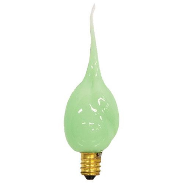 Pastel Green Bulb Candelabra Base 4W G0100122 By CWI Gifts