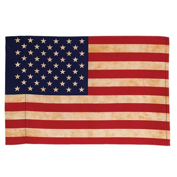 Tea-Stained Americana Garden Flag G1115236 By CWI Gifts