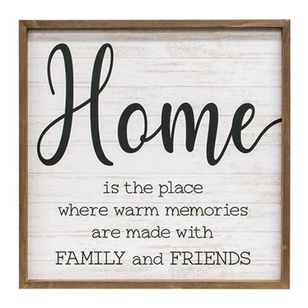 Home Framed Sign G36099 By CWI Gifts