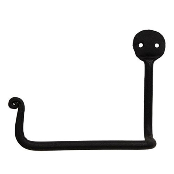 Black Wrought Iron Toilet Paper Holder G57369 By CWI Gifts