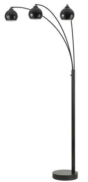 BO-2030-3L-DB 3 Arc Matel Shade Floor Lamp -Dark Bronze by Calighting