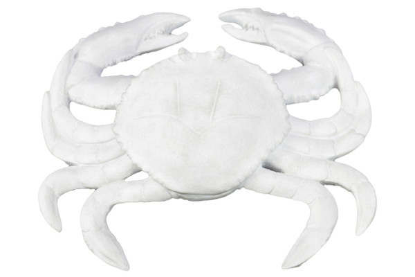 Polyresin Crab Figurine Lg Matte Finish White (Pack Of 4) 73171 By Urban Trends