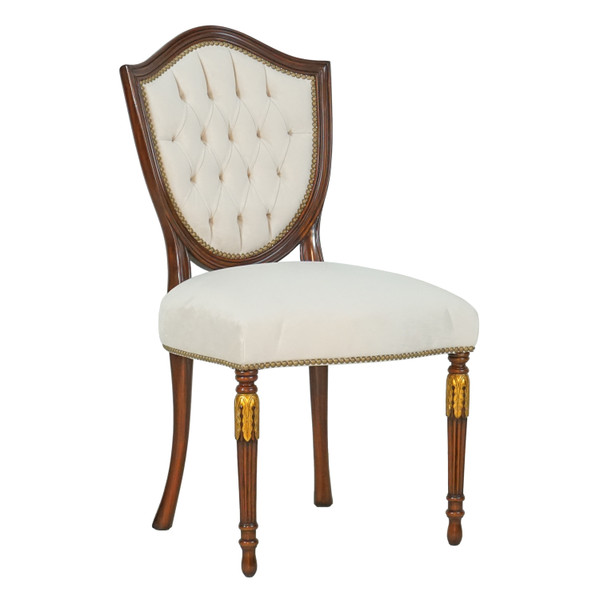 33978/2EM/NF9-COM Vintage Prince Of Wales Featherback Side Chair Em/Nf9