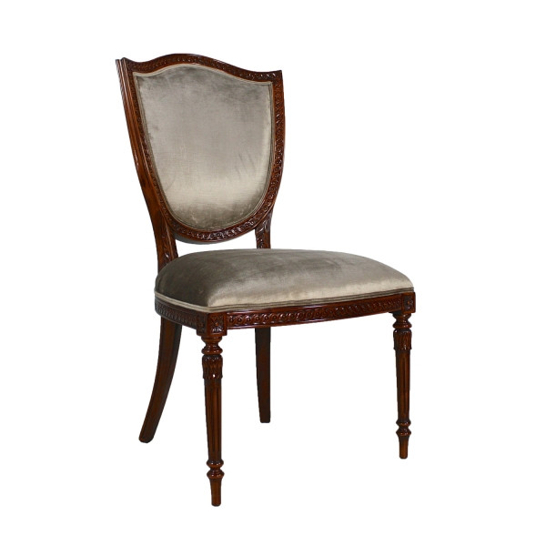 33765/2EM-081 Vintage French Side Chair Victoria Em