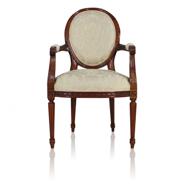 33464/1MLSC-055 Vintage Louis Xvi Arm Chair Mlsc