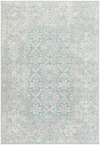 Surya Mavrick Machine Made Blue Rug MAV-7021 - 5'4" x 7'8"