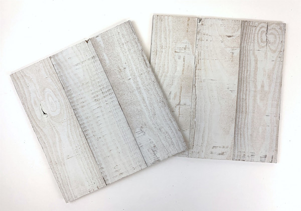 Set Of Two Whitewash Rustic Wood Wall Art Hanging Panels 415198 By Homeroots