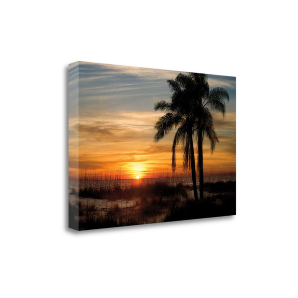 Sunset On The Beach 3 Giclee Wrap Canvas Wall Art 426274 By Homeroots