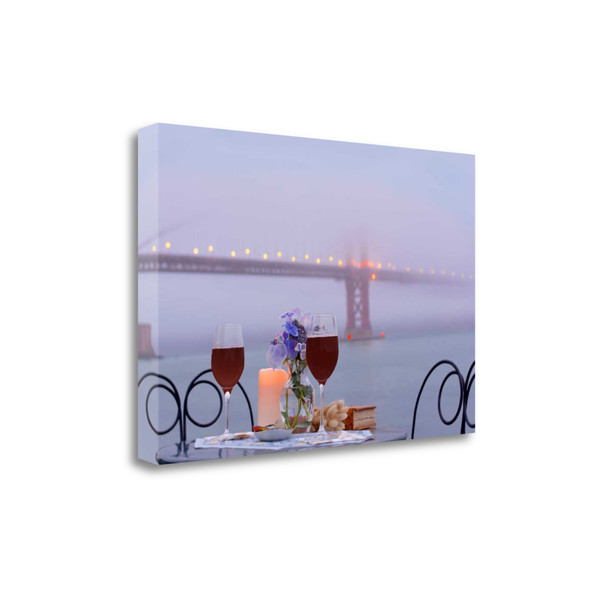 Up Close Wine Time Golden Gate Bridge 2 Giclee Wrap Canvas Wall Art 437333 By Homeroots