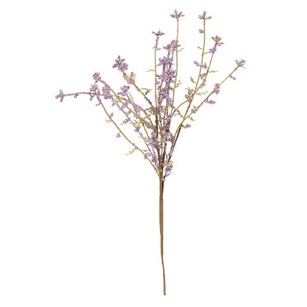 *Purple Wildflower Pick 13" F60159 By CWI Gifts