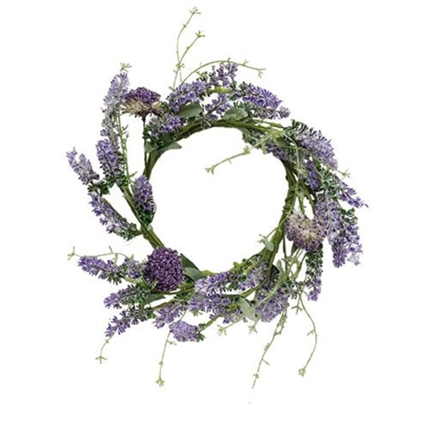 Lavender Herb Candle Ring FAQ24610CLL By CWI Gifts