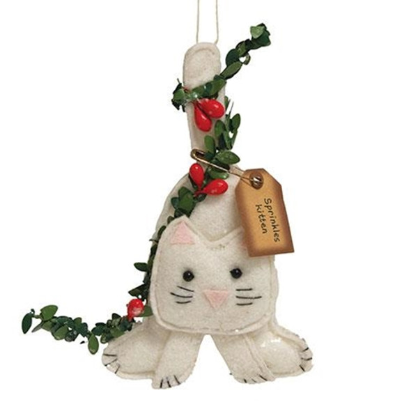 CWI Gifts GCS38125 Sprinkles Kitten Ornament
