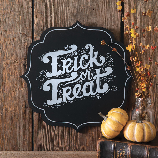 Trick Or Treat Halloween Plaque 370794 By CTW Home
