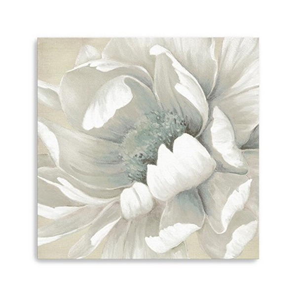 30" Soft Winter Flower In Bloom Canvas Wall Art 398851 By Homeroots