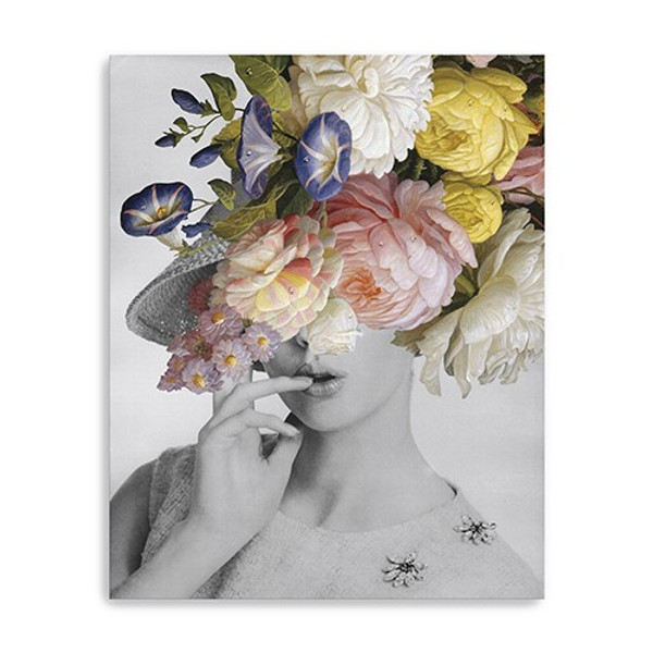 20" Glamorous Garden Party Dress Up Canvas Wall Art 399038 By Homeroots