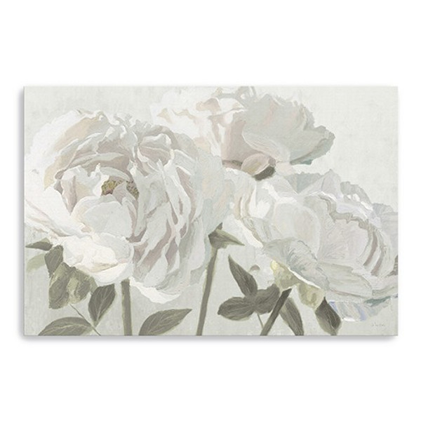 48" Neutral Flowers In Bloom Canvas Wall Art 399050 By Homeroots