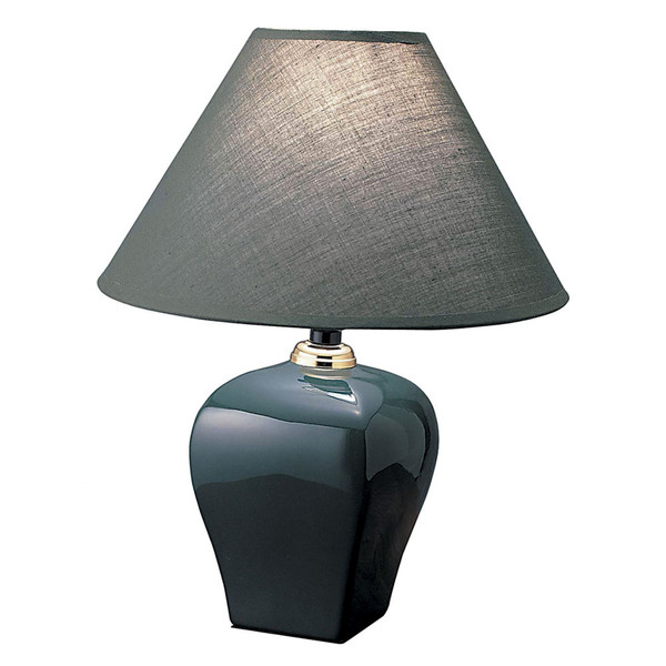 Minimalist Dark Green Table Lamp 468518 By Homeroots
