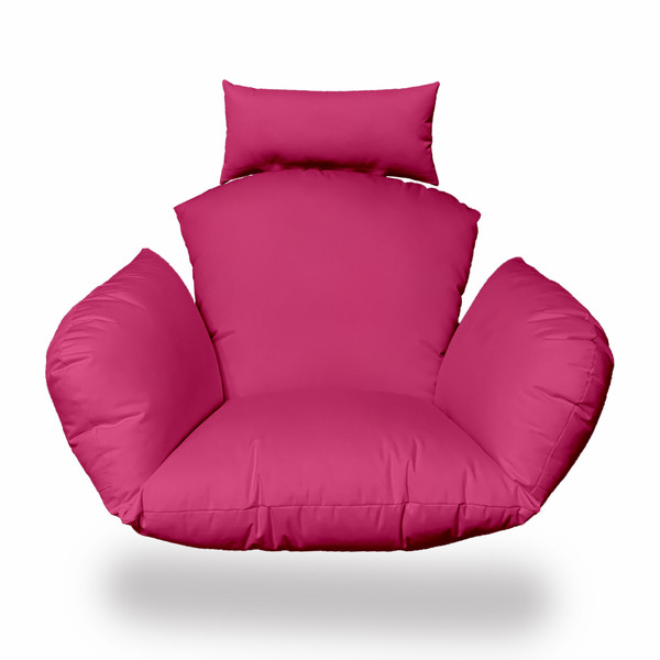 Primo Hot Pink Indoor Outdoor Replacement Cushion For Egg Chair 472996 By Homeroots