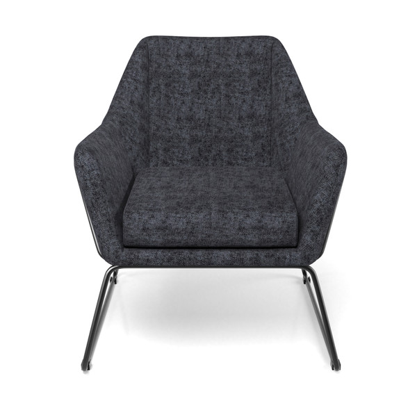 Aeon Caine Fabric Accent Chair - Charcoal AE9104-Charcoal