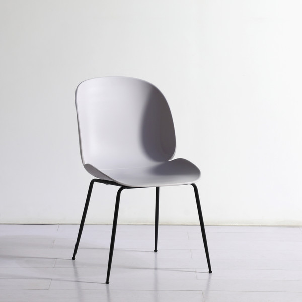 Aeon Grey Plastic Dining Chair - Set Of 2 AE2068-Grey