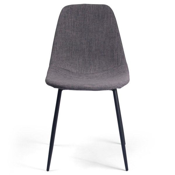 Aeon Grey Fabric Dining Chair - Set Of 2 AE9013-Grey