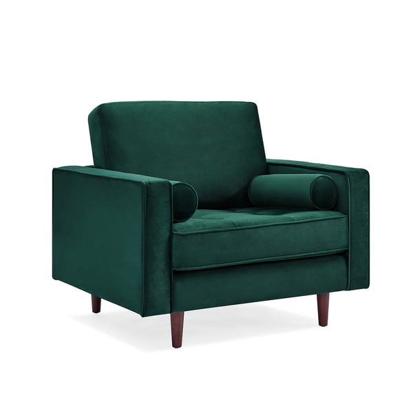 Aeon Bloomfield Velvet Accent Chair - Blush Pink AETH61-Emerald-Green