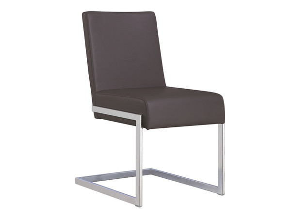 Casabianca Fontana Dark Gray Eco-Leather Dining Chair CB-F3131-G