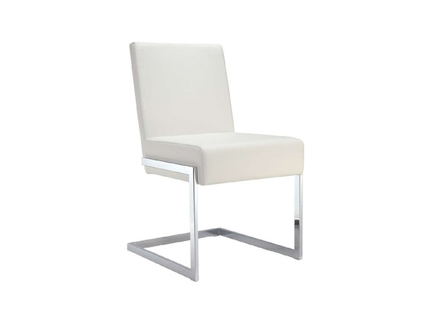 Casabianca Fontana White Eco-Leather Dining Chair CB-F3131-W