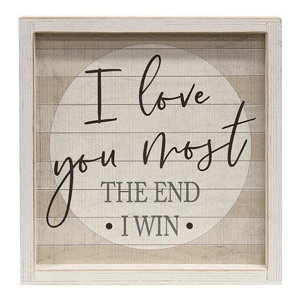 CWI Gifts G22407 The End I Win Framed Print