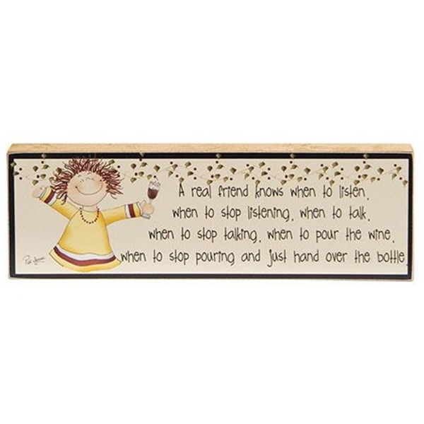 *A Real Friend Block G35969 By CWI Gifts