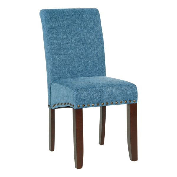 Parsons Dining Chair - Navy Fabric MET87-H16 By Office Star