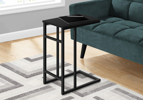 Accent Table - 24"H - Black - Black Metal I 2170 By Monarch