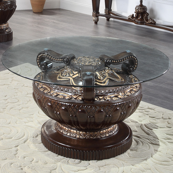 Homey Design Victorian Coffee Table HD-CT8908C