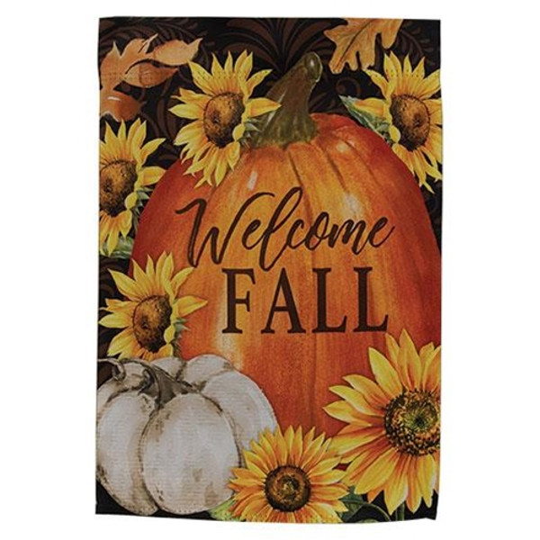 Welcome Fall Pumpkins Garden Flag G10220126 By CWI Gifts