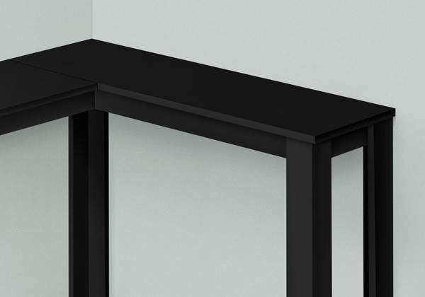 Accent Table - 36" / Black Corner Console I 3657 By Monarch