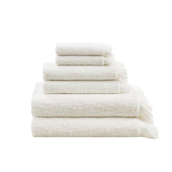 Nova Cotton Dobby Slub 6 Piece Towel Set By Ink+Ivy II73-1256