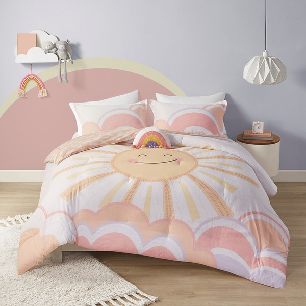 Dawn Sunshine Printed Reversible Comforter Set - Full/Queen By Urban Habitat Kids UHK10-0185