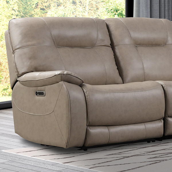 Axel - Parchment Power Left Arm Facing Recliner MAXE#811LPH-PAR By Parker House