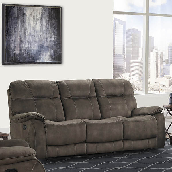 Cooper - Shadow Brown Manual Triple Reclining Sofa MCOO#833-SBR By Parker House