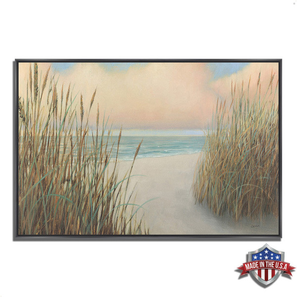 32" Natural Beach Trail Giclee Print On Gallery Wrap Canvas Wall Art 418904 By Homeroots
